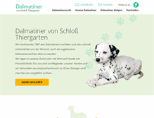 Tablet Screenshot of dalmatinerjung.de